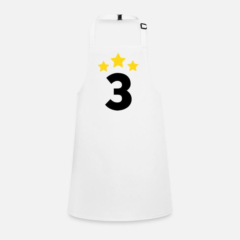 3 Year Star - 3rd Anniversary Gift Children's Apron