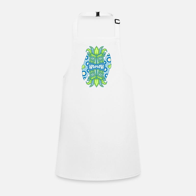 Blue Tiki King - Surf Children's Apron