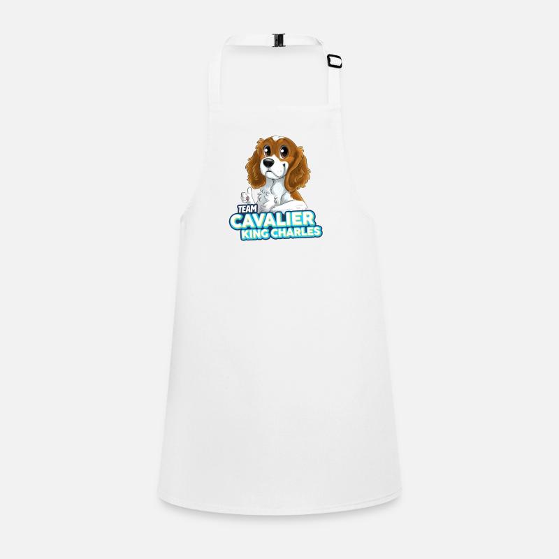 TEAM Cavalier King Charles - Blanc et Feu Tablier Enfant