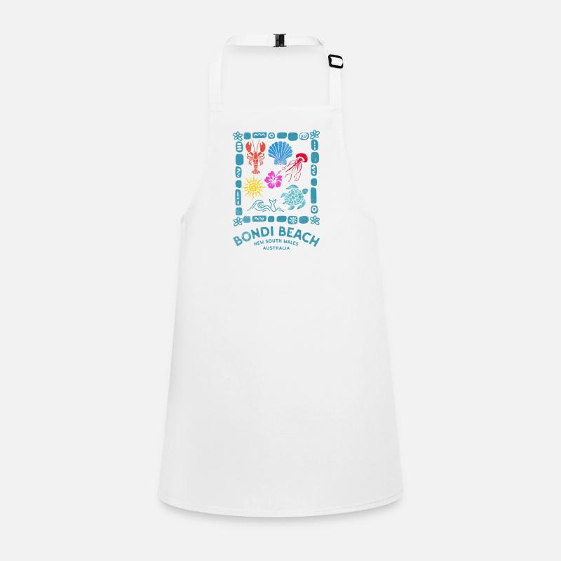 Motif Bondi Beach Australie Tablier Enfant