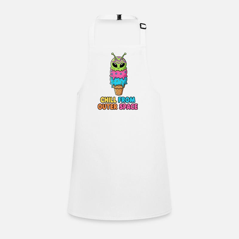 Cornet de crème glacée extraterrestre Tablier Enfant