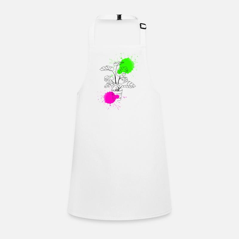 Funky Monstera Children's Apron