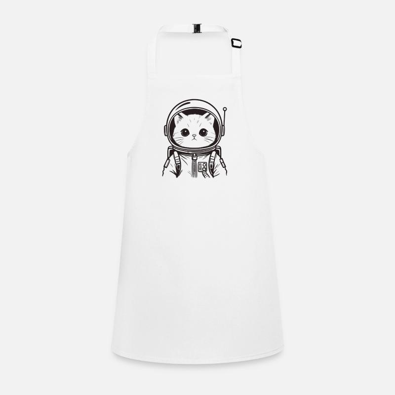 Chat mignon - Astronaute chat en combinaison spatiale Tablier Enfant