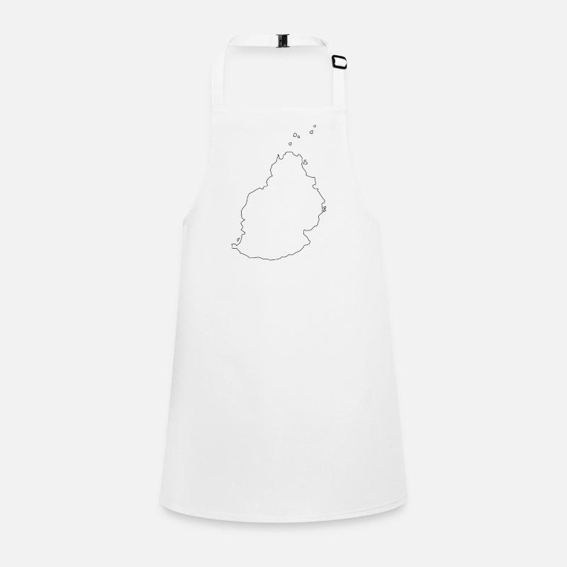 Carte de l’île Maurice Tablier Enfant