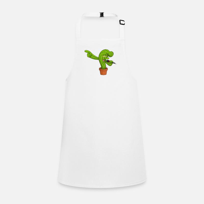 Cactonium funny character cactus meme Children's Apron
