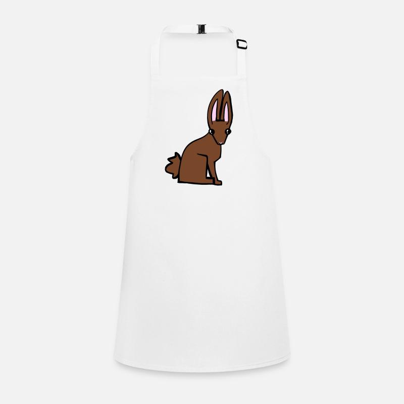 brown bunny Children's Apron