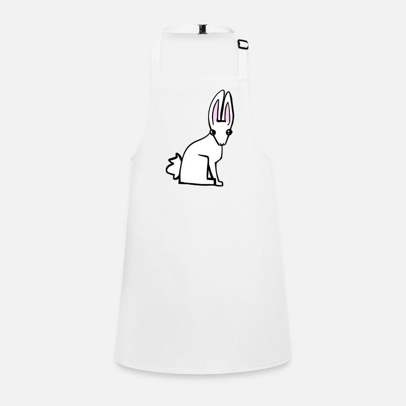 Lapin blanc Tablier Enfant