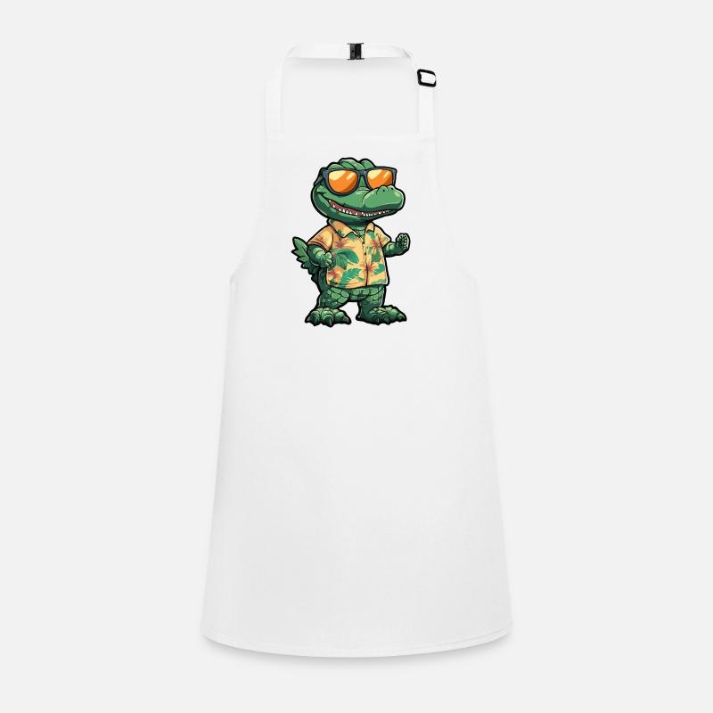 Aligator Comic Vacation Children's Apron