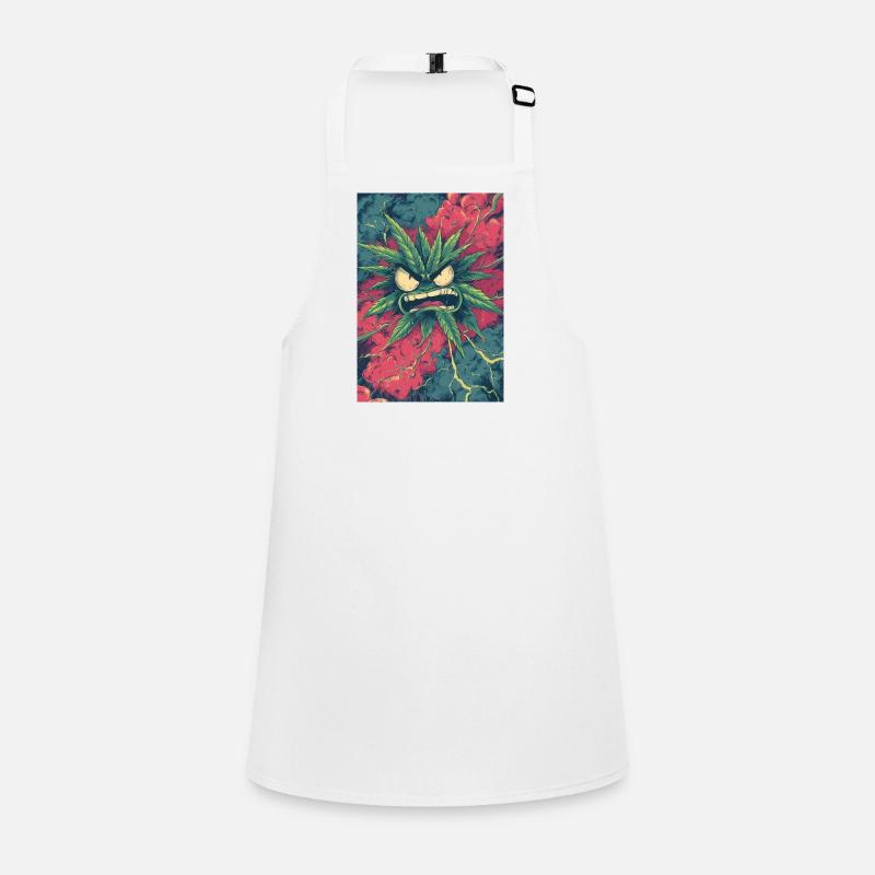 Angry Hemp Leaf Chaos Children's Apron