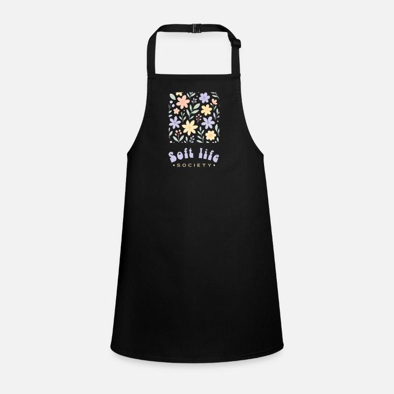 Pastel Flowers Soft Life Children's Apron