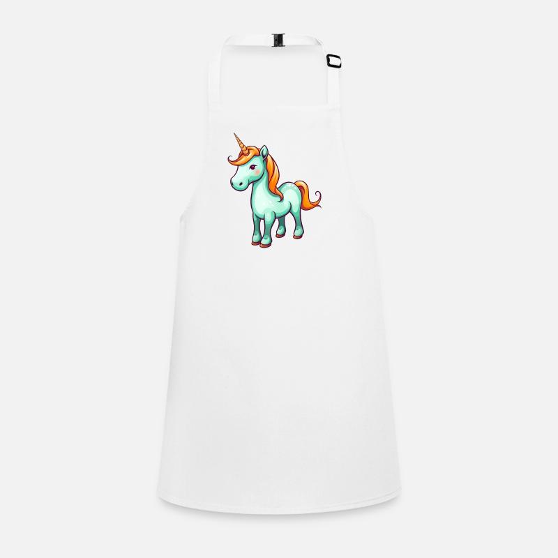 Licorne turquoise Tablier Enfant