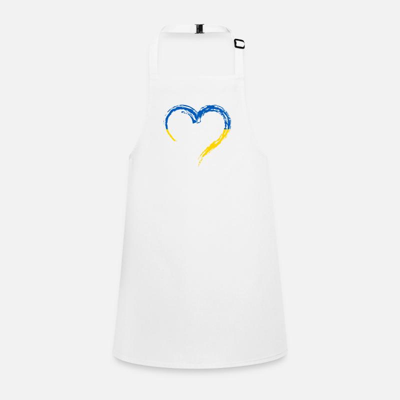 Ukraine Herz Schürze für Kinder