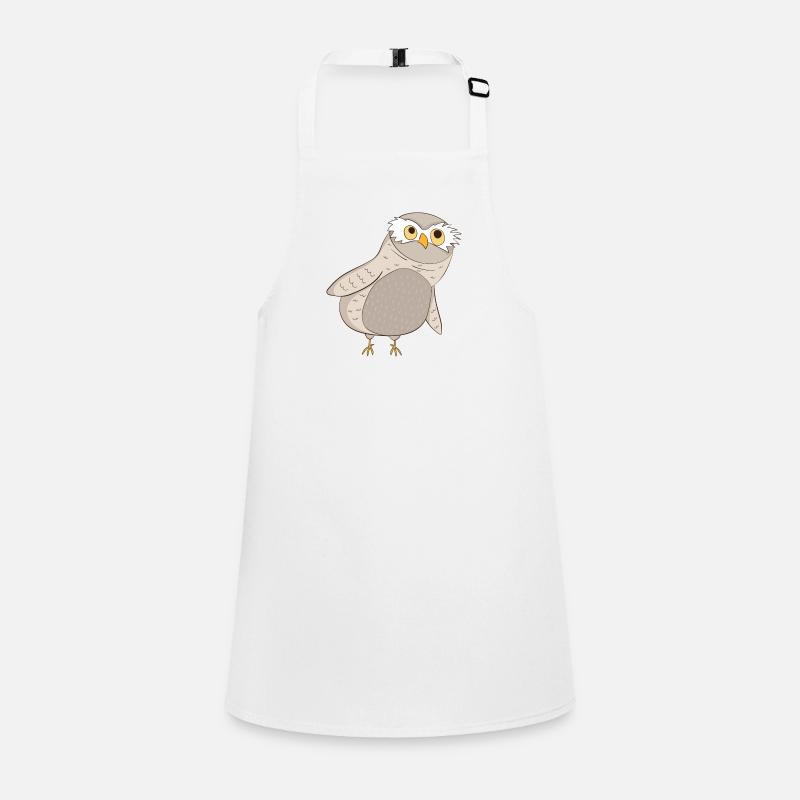 Kauz Eule Schürze für Kinder