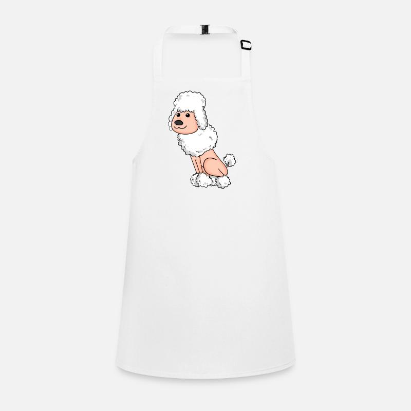 Caniche blanc Tablier Enfant