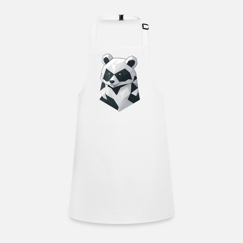 Minimalistic Panda Children's Apron