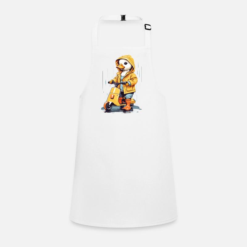 Cute duck with roller Children's Apron