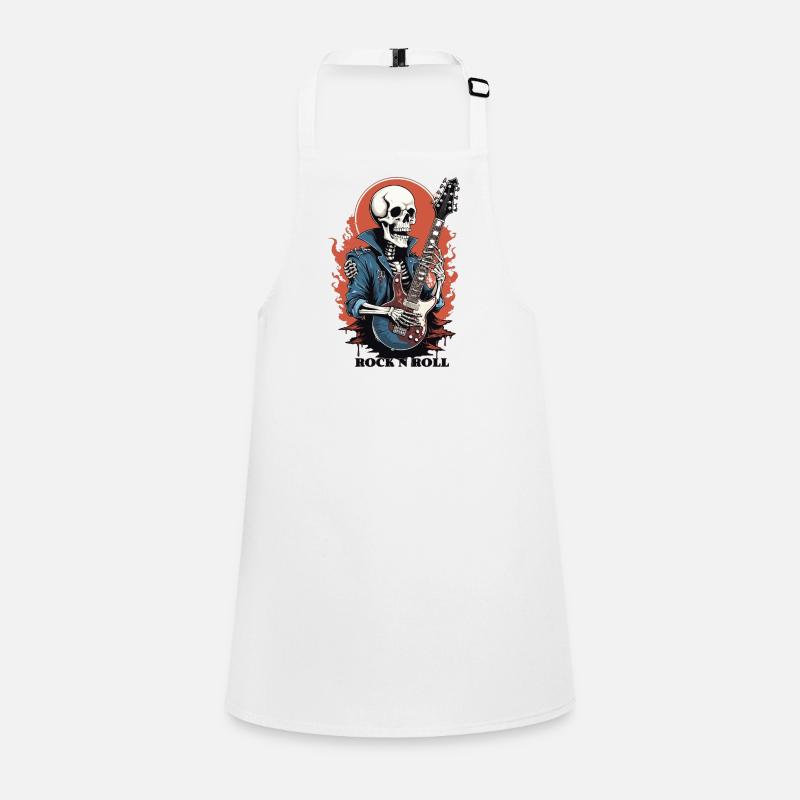 Rock 'n' Roll Skeleton Children's Apron