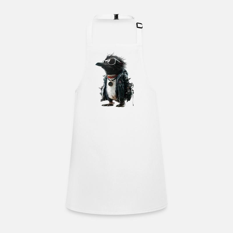 Pinguin Punk Tablier Enfant