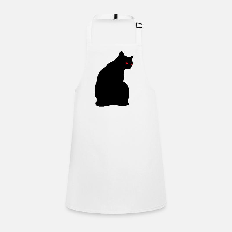 Black cat Children's Apron