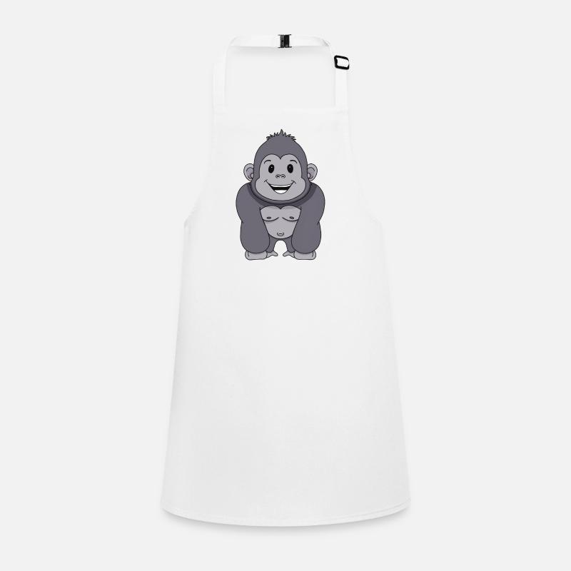 Gorilla Affe Schürze für Kinder