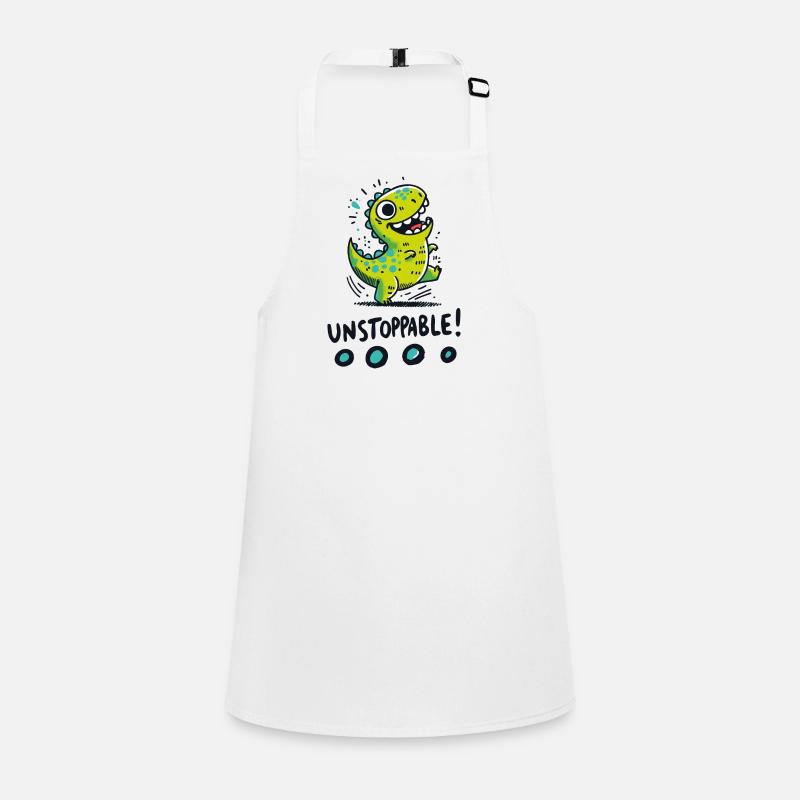 T-Rex Unstoppable - Conception amusante de dinosaure Tablier Enfant