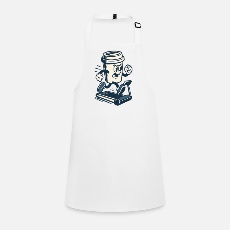 Caffeinated Sprint Coffee Cup Children's Apron