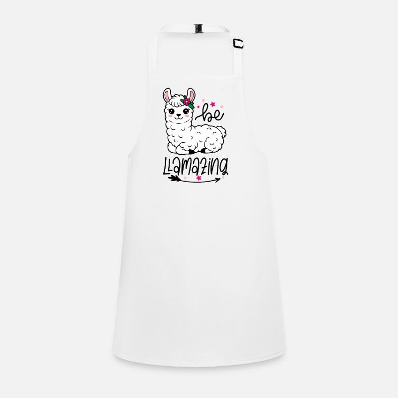 Be Amazing Alpaca Blumenkrone Schürze für Kinder