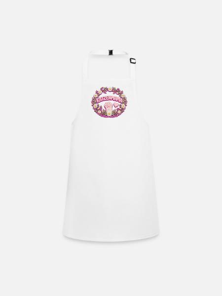 CatMom - Children's Apron - white - Front