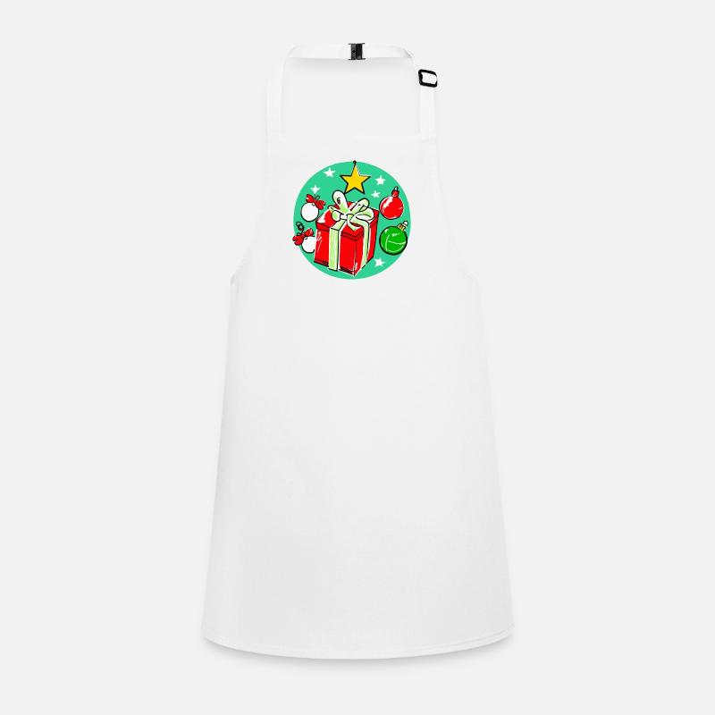Christmas Gift Box & Decorations Children's Apron