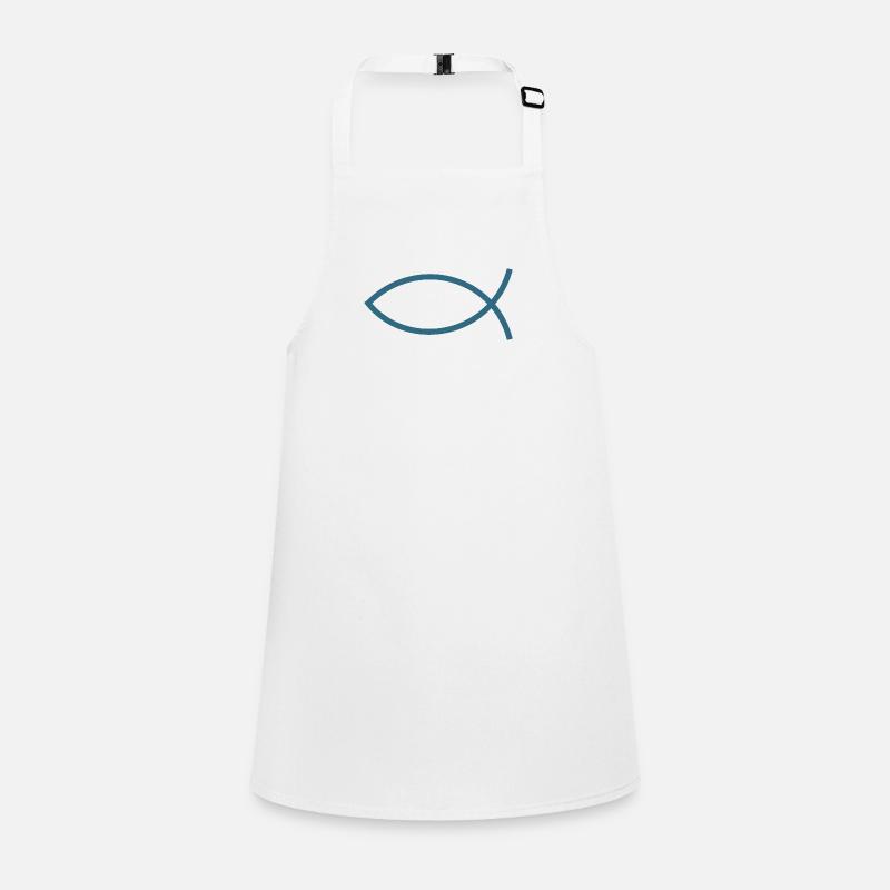Jesus fish Ichthys fish fish Children's Apron