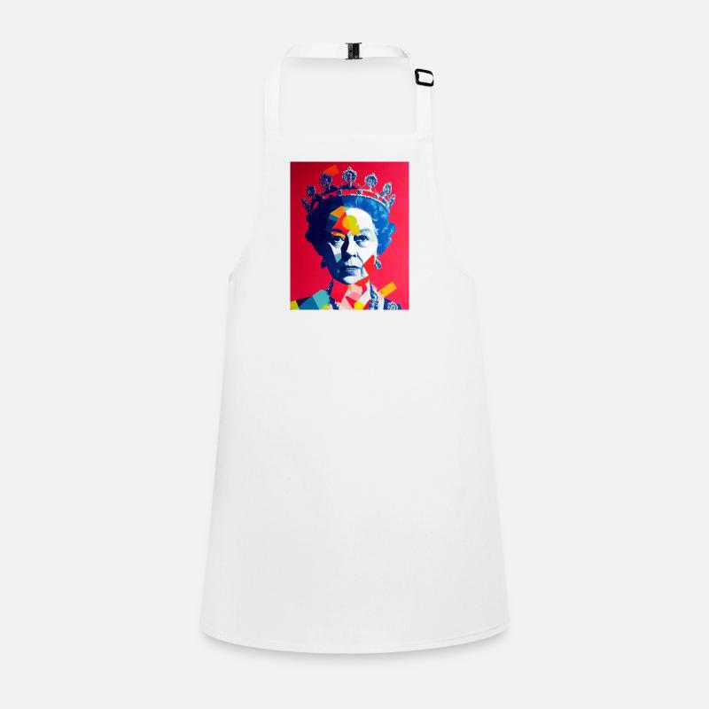 Queen Elizabeth Abstract Image Children's Apron