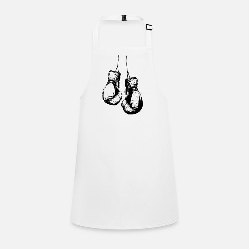 Gants de boxe suspendus noir Tablier Enfant