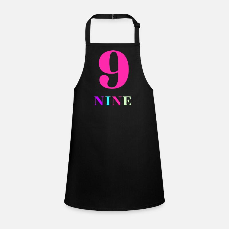 Nine-9th Anniversary Children's Apron