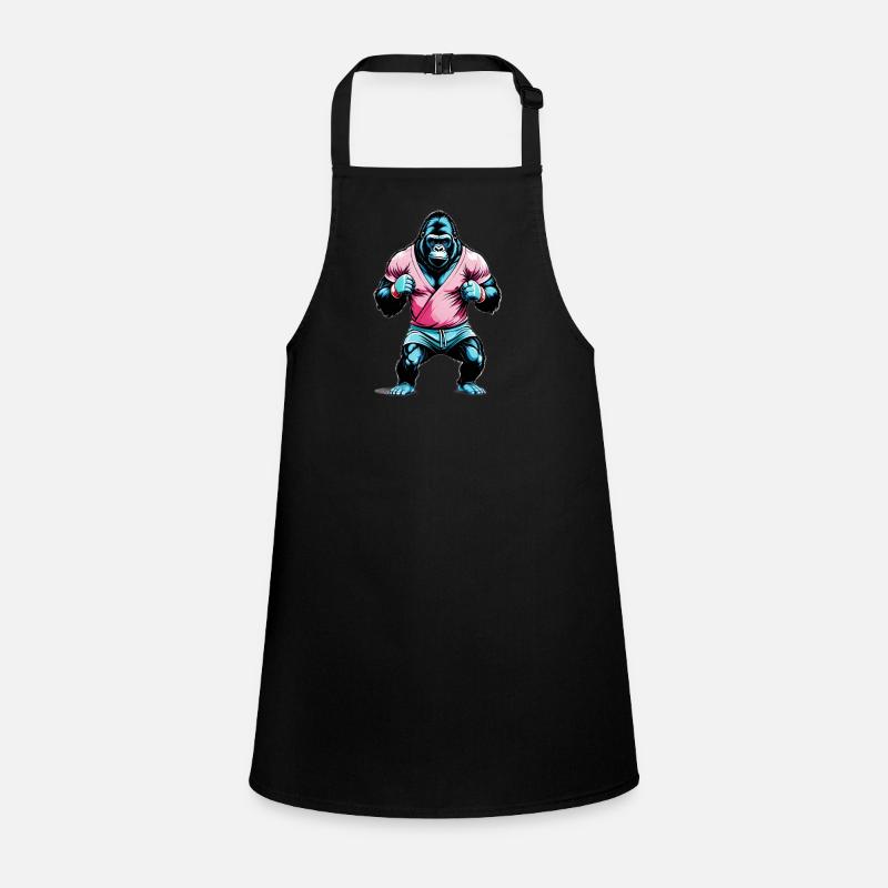Boxe Boxeur Gorille Tablier Enfant