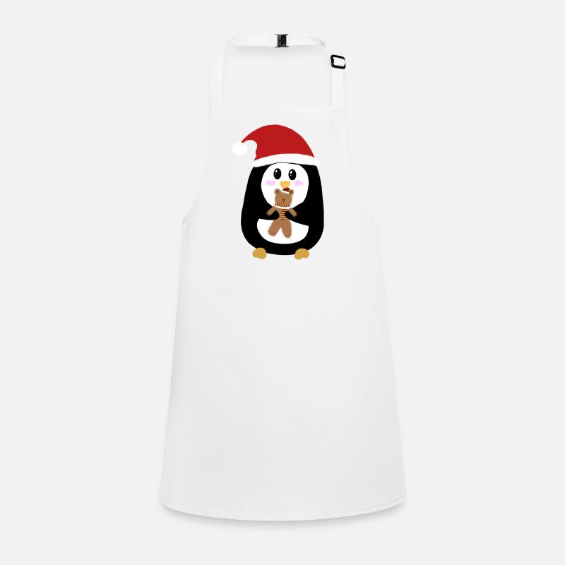 Le petit pingouin de Noël  Tablier Enfant