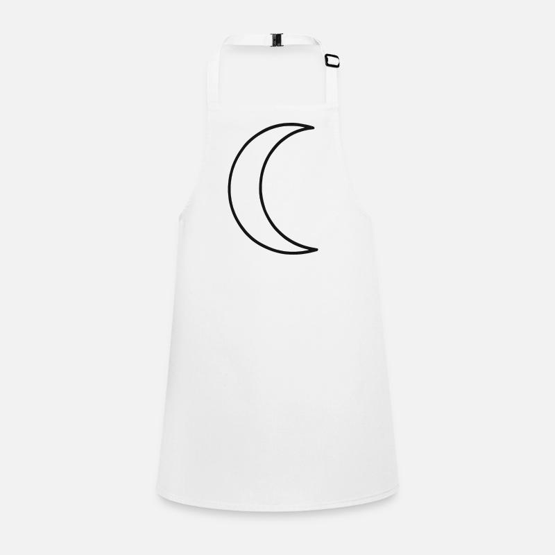 Silhouette de la Lune Tablier Enfant