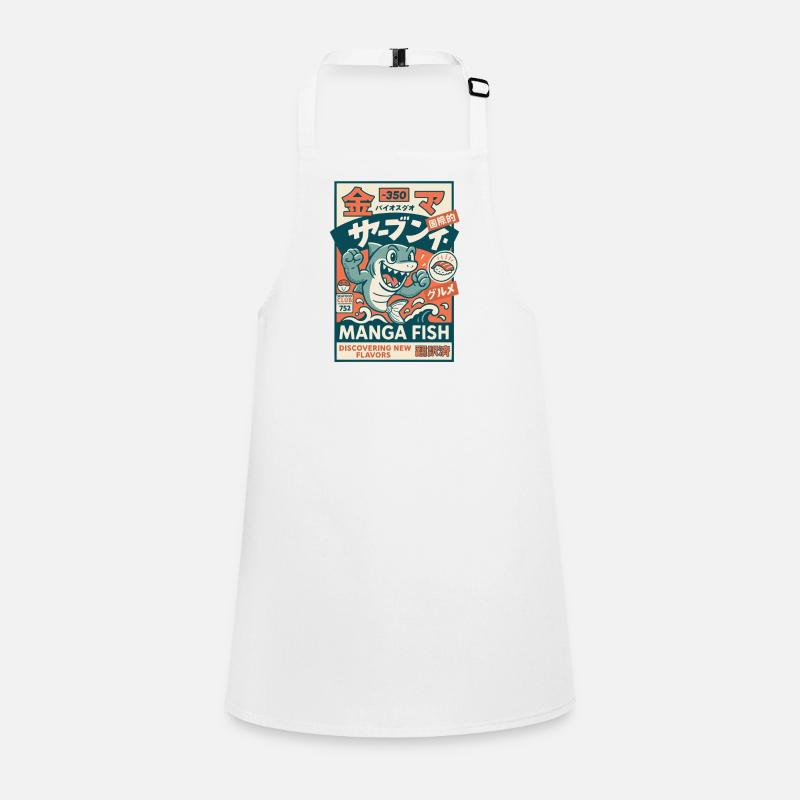 Manga Fish Children's Apron