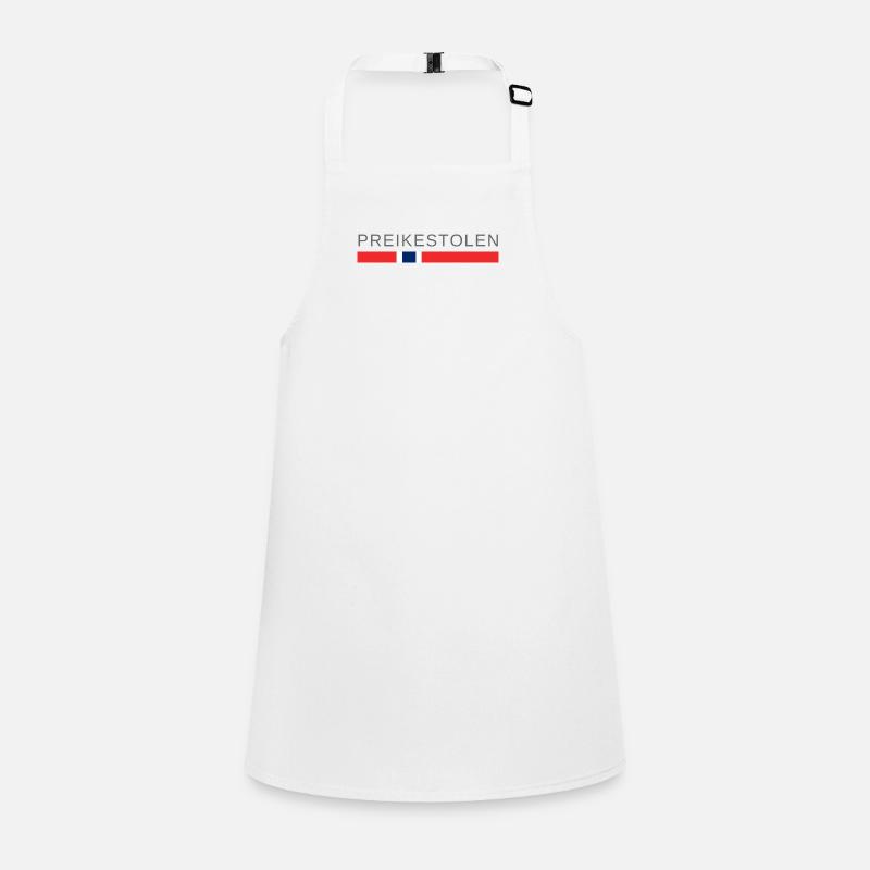 The Pulpit Rock Norway - Children's Apron - white