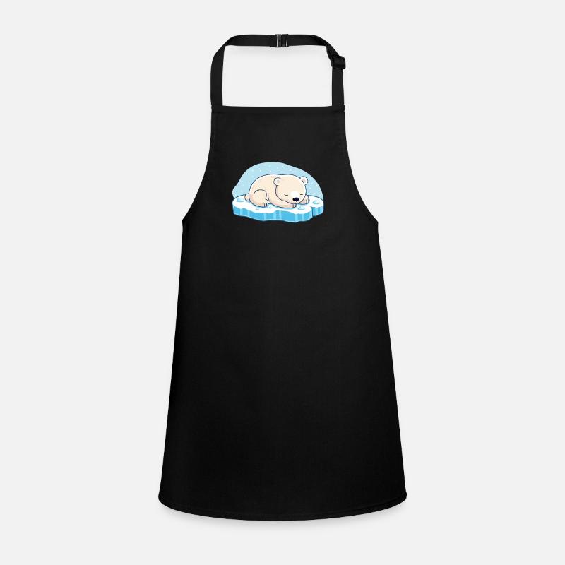 Sleeping Polar Bear Children's Apron