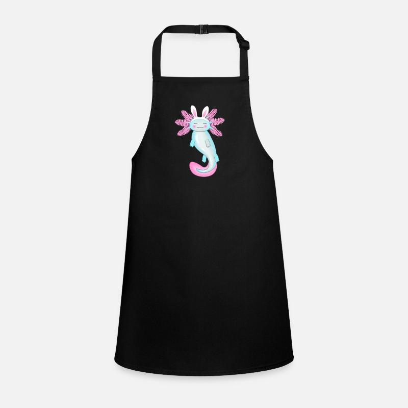 Easter axolotl with bunny ears Children's Apron