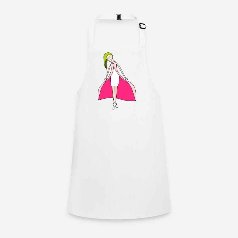 Fuchsia Doll Children's Apron