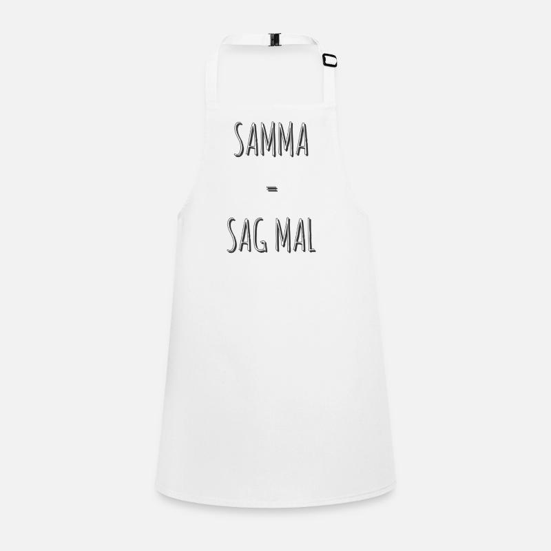 Samma = Sag mal Schürze für Kinder