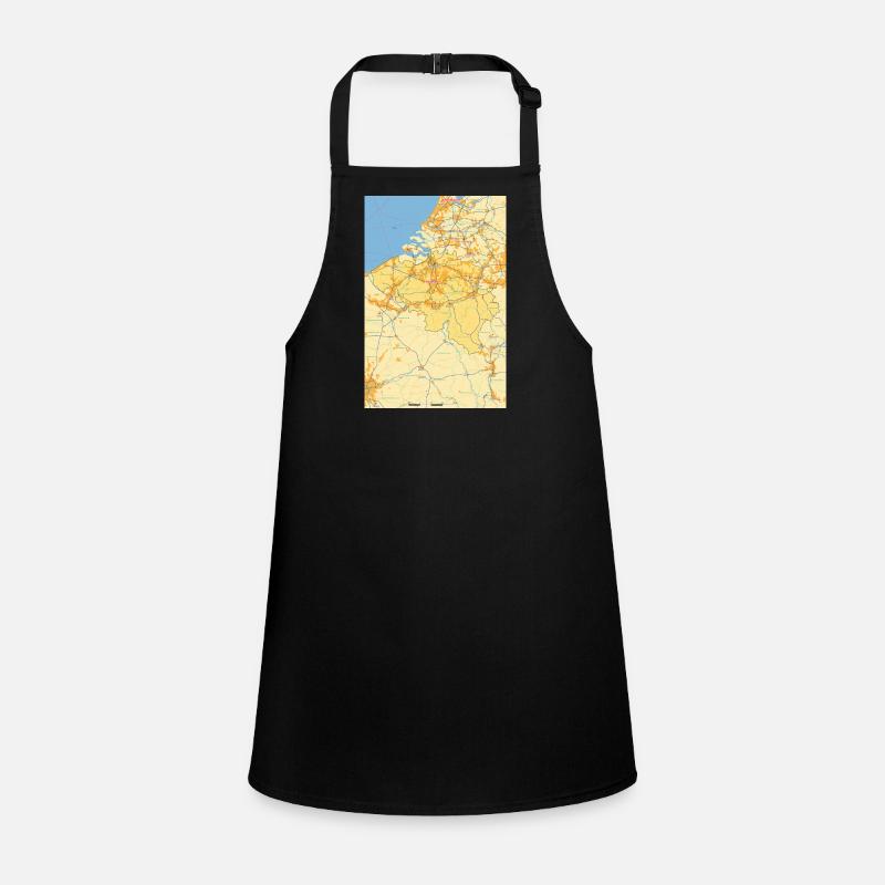 Belgium Map Children's Apron