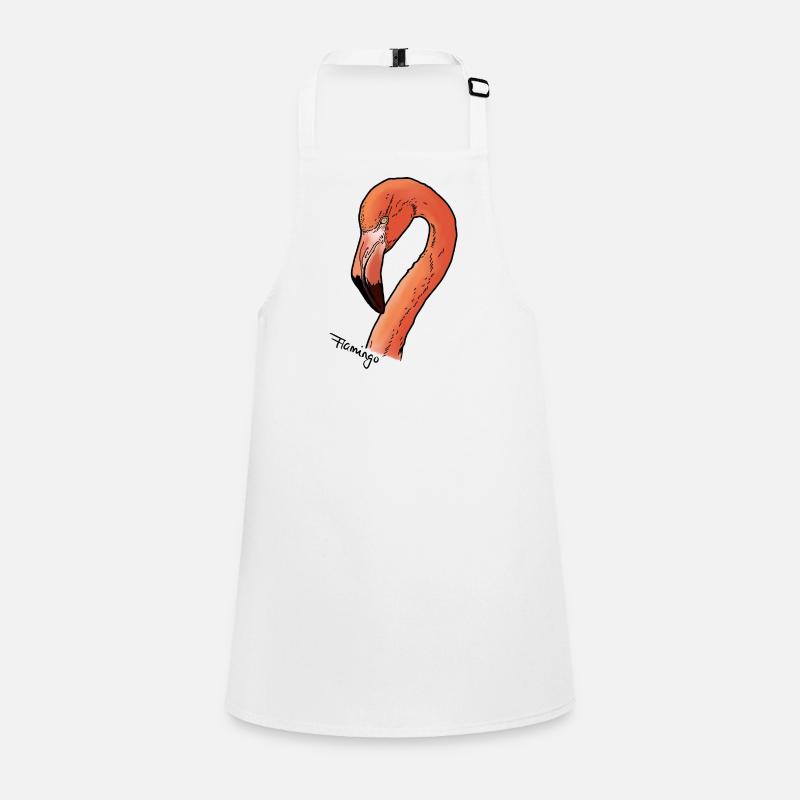 Flamingo - Head Children's Apron