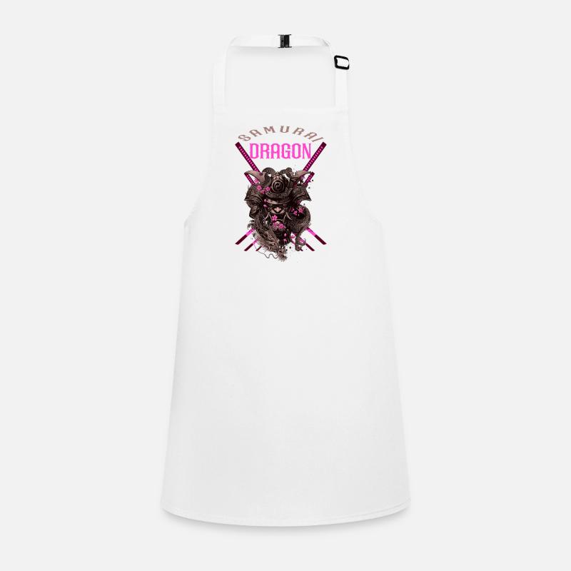 samurai dragon Children's Apron