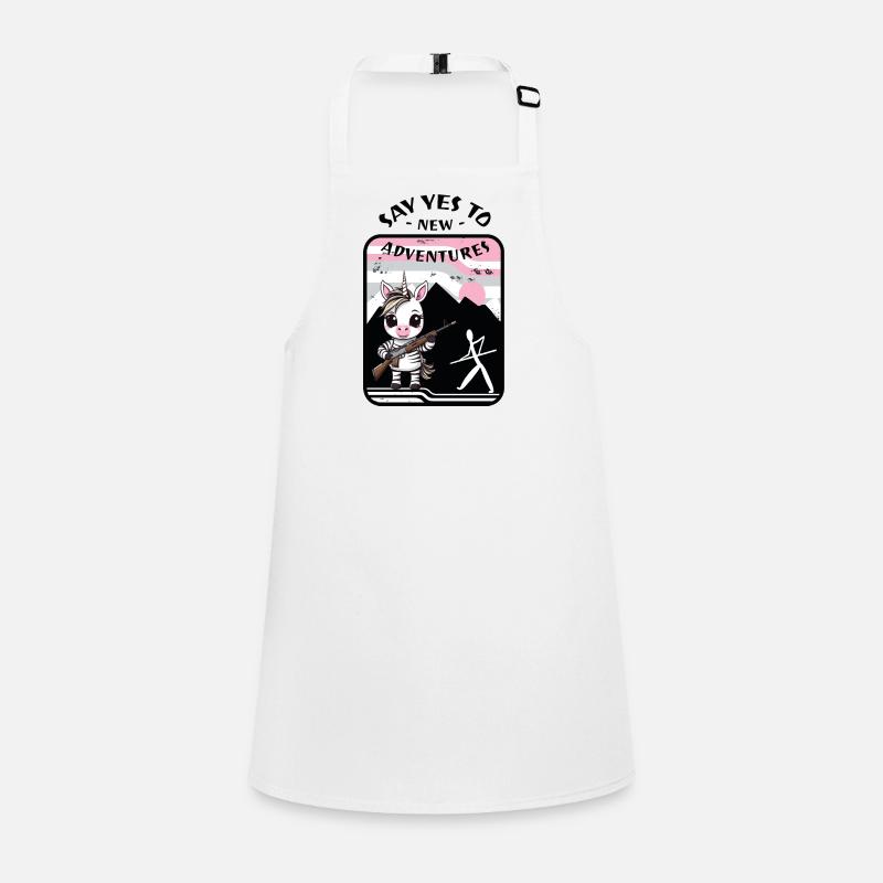 Zebra Unicorn Children's Apron