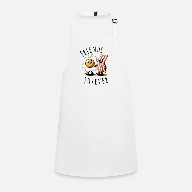 friends forever ham egg comic love Schürze für Kinder