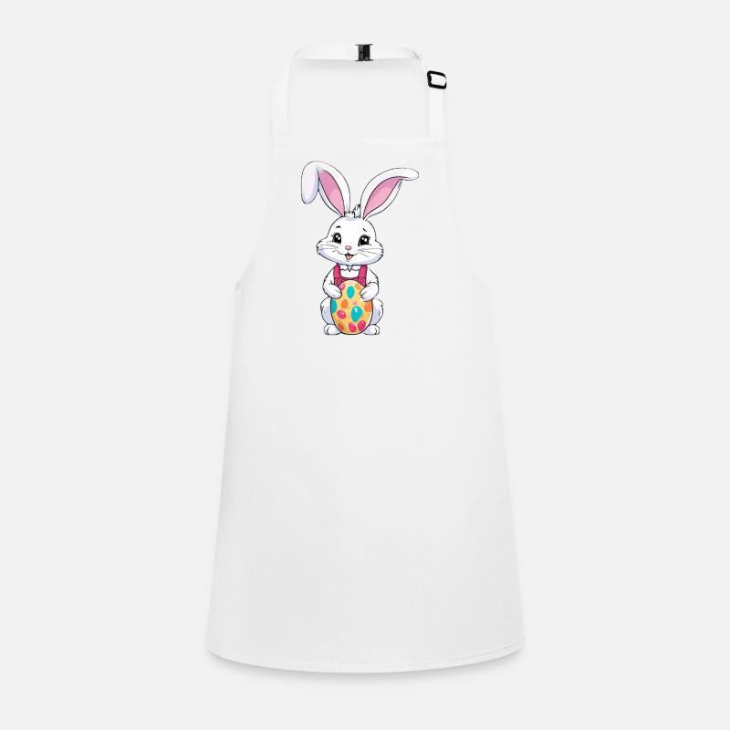 Lapin de Pâques avec des œufs de Pâques Tablier Enfant