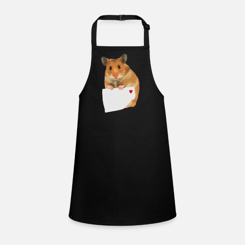 Hamster Zettel zum personalisieren Zettel Text Schürze für Kinder
