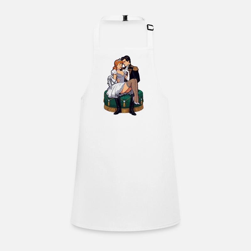 Cinderella with prince modern Children's Apron